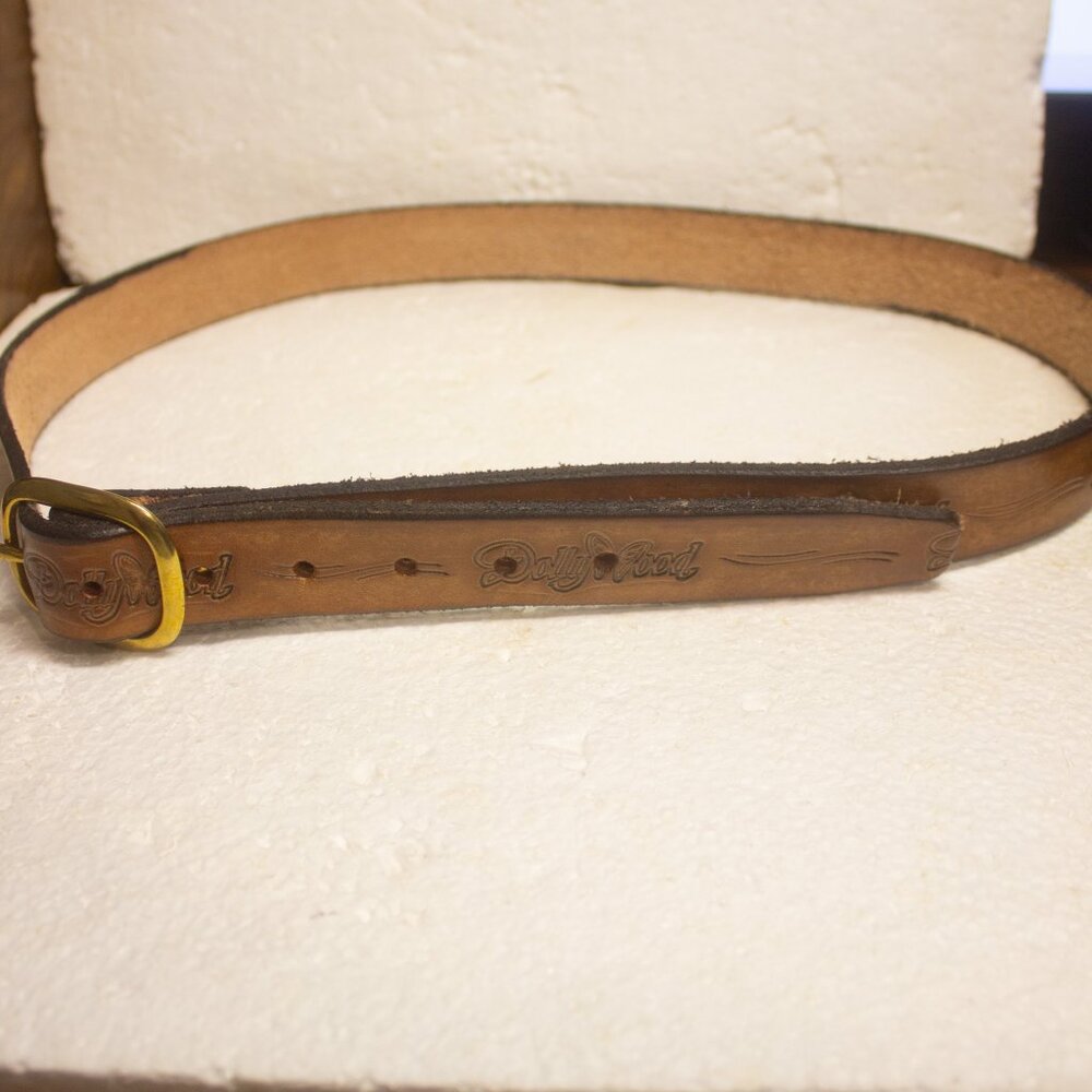 DollyWood  Women's Tooled Leather Belt
